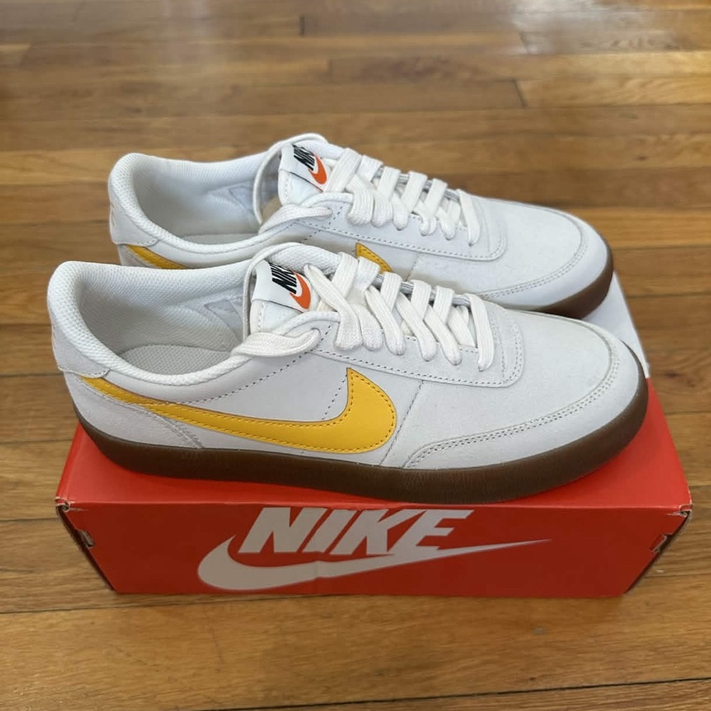 *New* Nike Killshot 2 Men White Yellow (FQ8903-001) Size 7.5